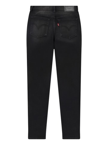 Spijkerbroek - tapered fit - zwart