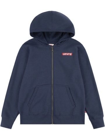 Sweatjacke in Dunkelblau