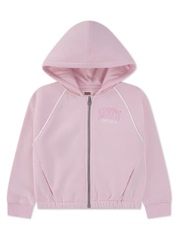 Sweatjacke in Rosa