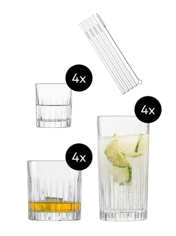 17tlg. Longdrinkgläser-Set "Stage"