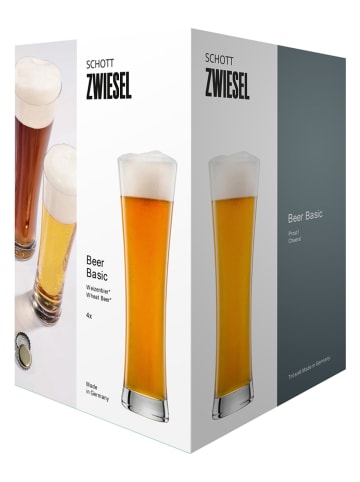 4er-Set: Weizenbiergläser "Beer Basic" - 500 ml