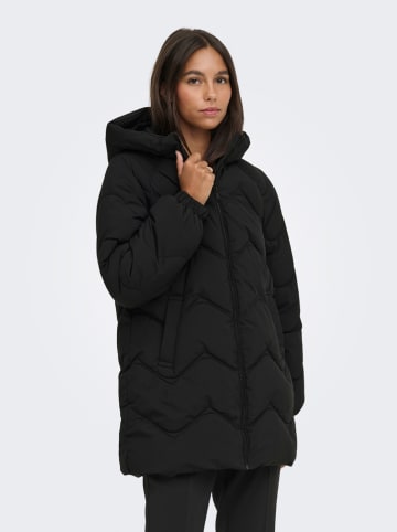 JDY Wintermantel "Power" in Schwarz