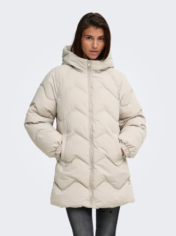JDY Wintermantel "Power" in Creme