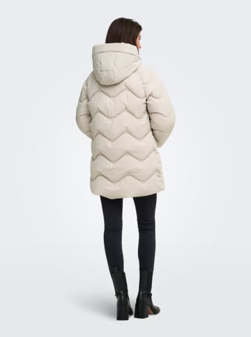 JDY Wintermantel "Power" in Creme