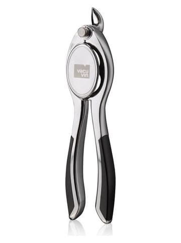 Otwieracz w kolorze srebrnym do szampana - wys. 18,4 cm
