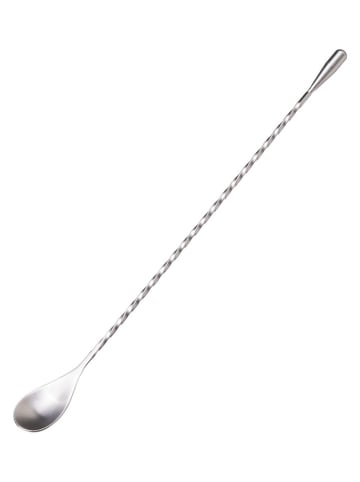 Łyżka barowa w kolorze srebrnym - wys. 33 cm
