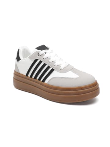 Sixth Sens Sneakers in Weiß/ Grau