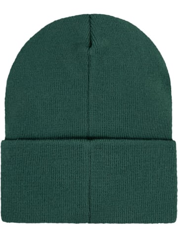 Czapka beanie w kolorze ciemnozielonym