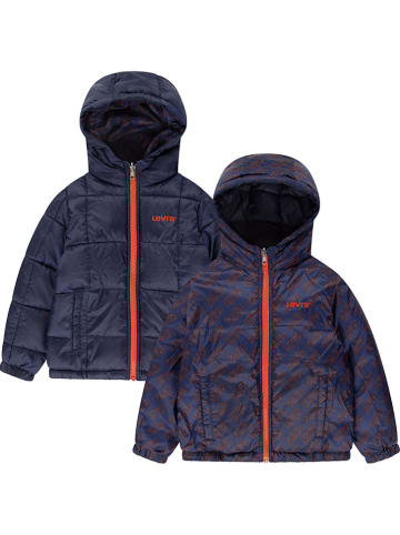 Omkeerbare tussenjas donkerblauw