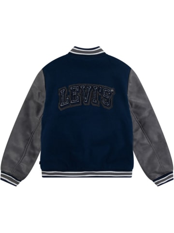 Blouson donkerblauw/antraciet