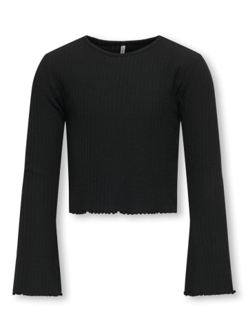 Longsleeve "Nella" in Schwarz