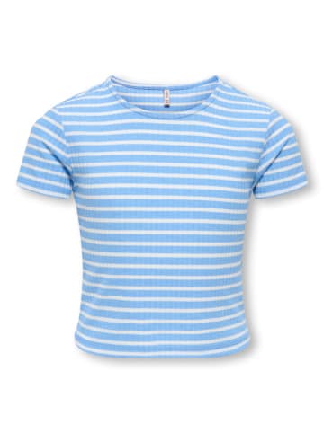 Shirt "Nella" lichtblauw/wit