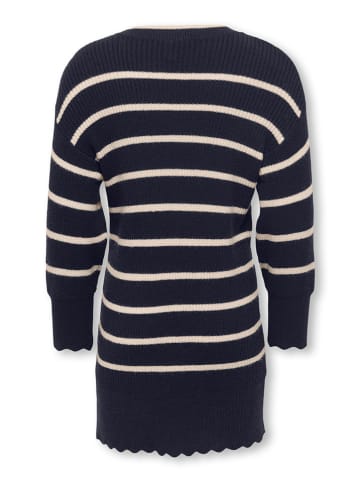 Gebreide jurk donkerblauw