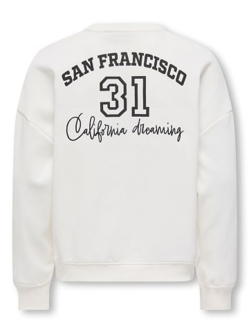 Sweatshirt "Bila" in Weiß