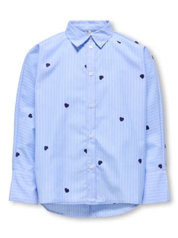 Bluse "New" in Hellblau