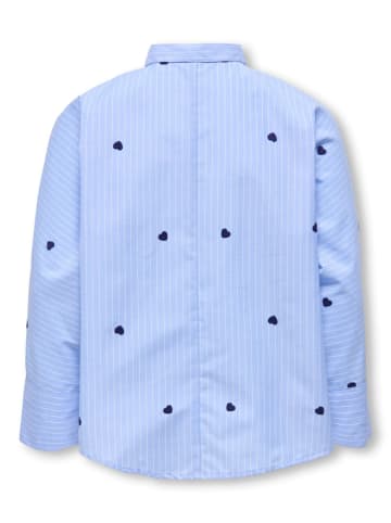 Bluse "New" in Hellblau