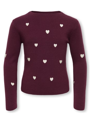 Pullover "Hearts" in Lila