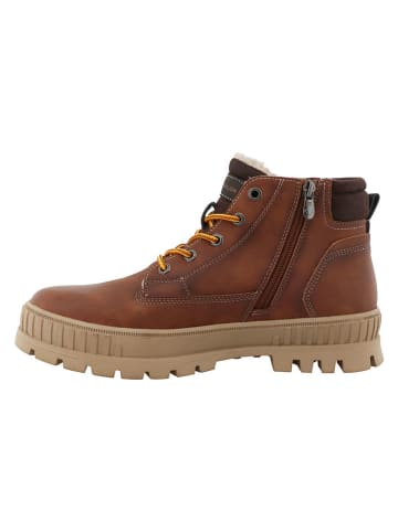 Tom Tailor Boots in Hellbraun