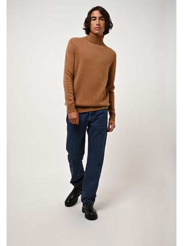 Kaschmir-Rollkragenpullover "Martin" in Hellbraun