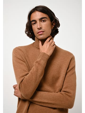 Kaschmir-Rollkragenpullover "Martin" in Hellbraun