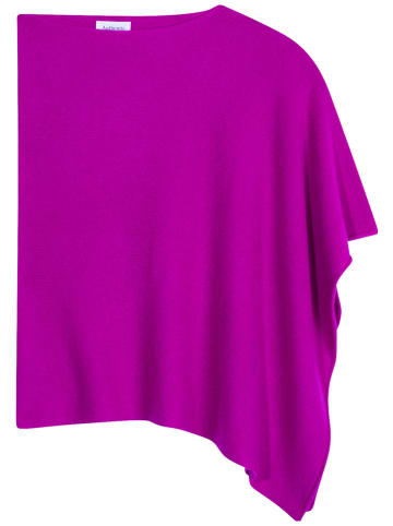 Kasjmieren poncho "Meryl" paars