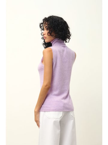 Kasjmieren top "Capucin" lila