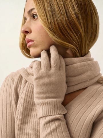 Kaschmir-Handschuhe "Roc" in Beige