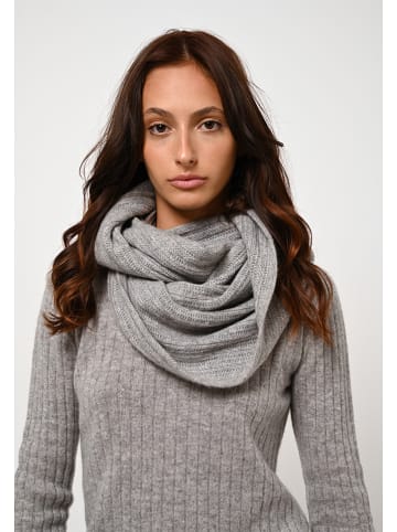 Kaschmir-Loop-Schal "Tommy" in Grau - (L)64 x (B)40 cm
