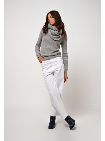 Kaschmir-Loop-Schal "Tommy" in Grau - (L)64 x (B)40 cm
