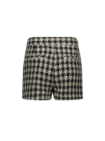 Shorts in Beige/Schwarz