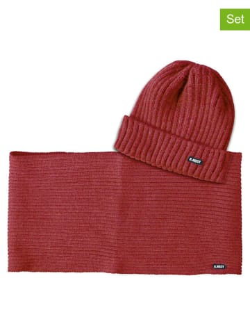 2tlg.Winteraccessoires-Set in Rot