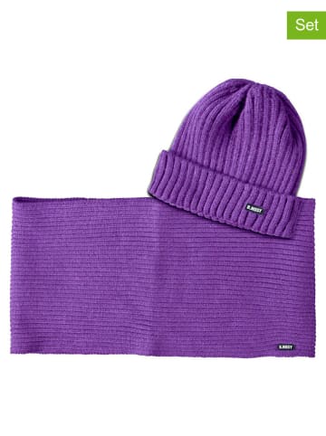 2tlg.Winteraccessoires-Set in Lila