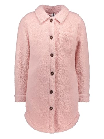 Teddy-Mantel in Rosa