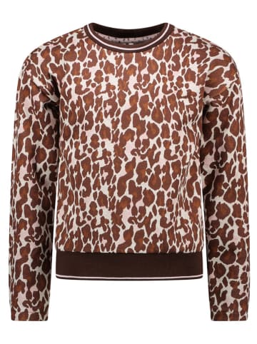 Sweatshirt in Hellbraun