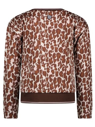 Sweatshirt in Hellbraun