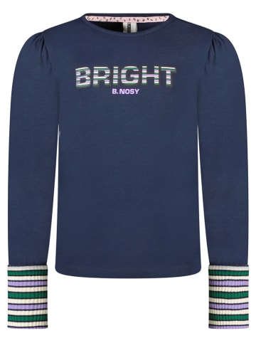 Longsleeve in Dunkelblau