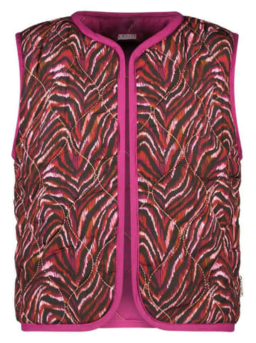 Steppweste "Ginny" in Rot / Lila/ Pink