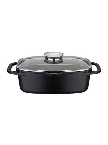 Universalbräter "Gourmet Granit" in Schwarz  - (L)33 x (B)21 cm