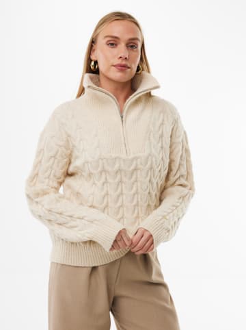 Mexx Sweter w kolorze beżowym