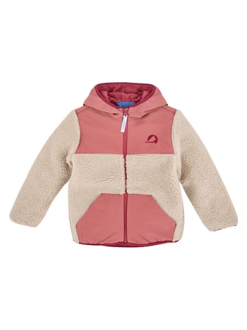 finkid Fleecejacke "Kisko" in Beige/ Rosa