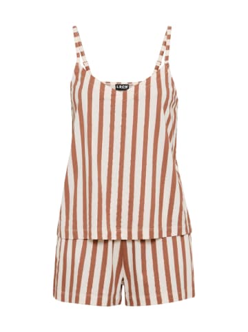 Pyjama camel/wit