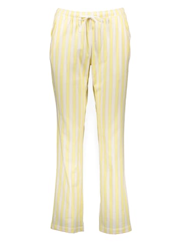 Vivance Pyjamabroek geel/wit