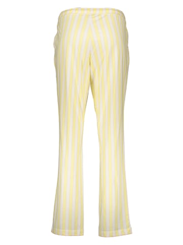 Vivance Pyjamabroek geel/wit