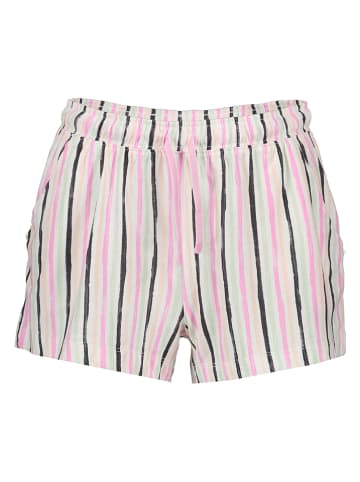 Vivance Pyjama-Shorts in Rosa/ Schwarz/ Weiß