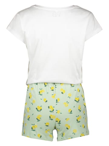 Pyjama wit/groen