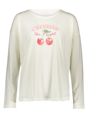 Vivance Pyjama-Oberteil in Creme