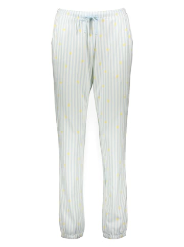 Vivance Pyjamabroek lichtblauw/wit