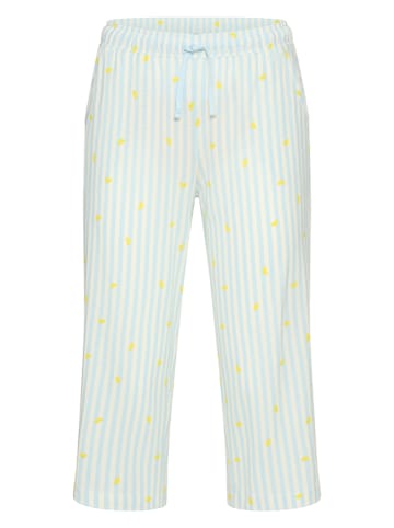 Vivance Pyjamabroek lichtblauw/wit