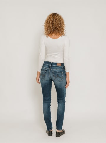 LTB Dżinsy "Molly" - Regular fit - w kolorze granatowym