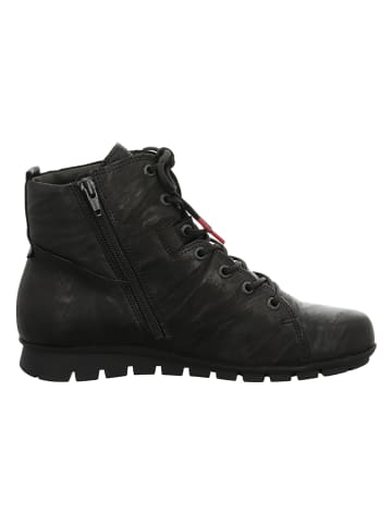 Think! Leder-Boots "Menscha" in Schwarz